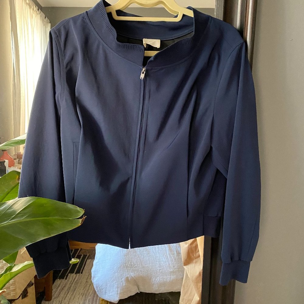 KUHO Structured Navy Jacket